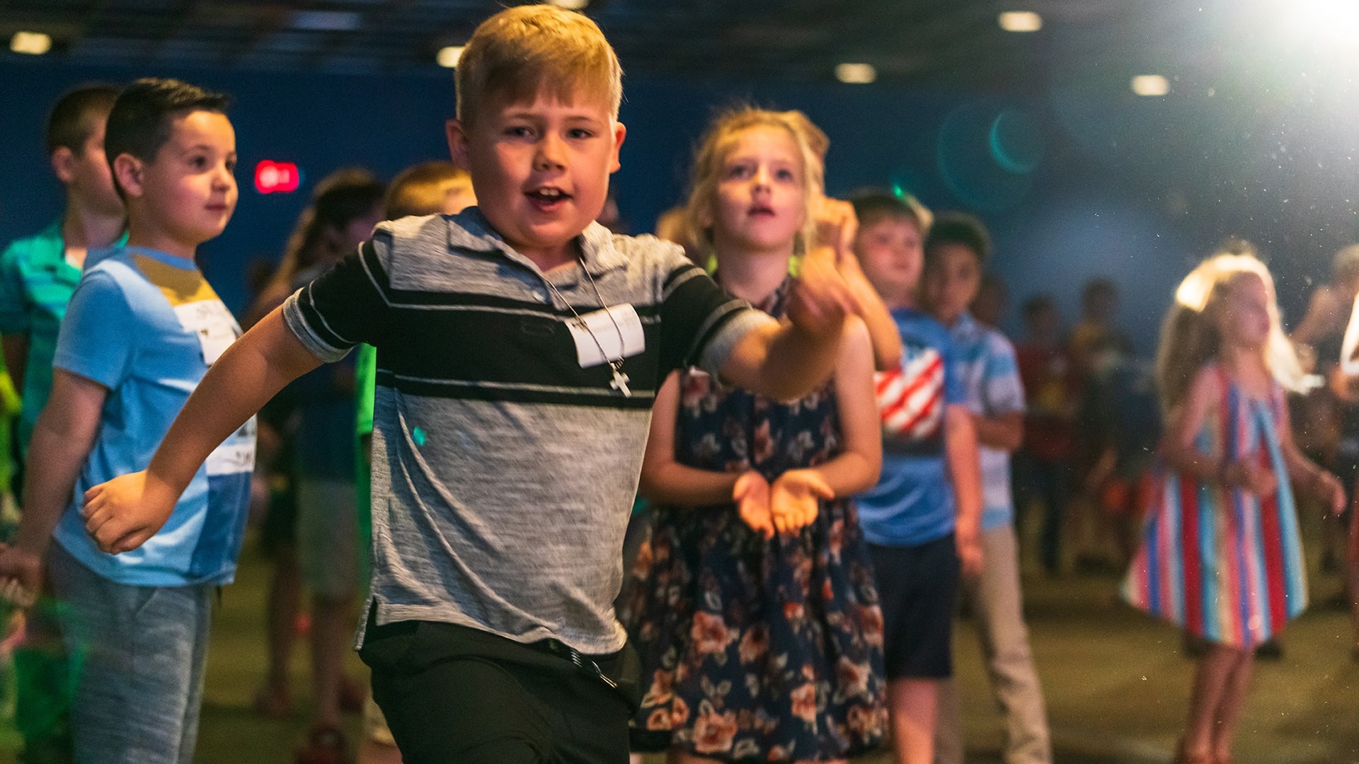 Kids dancing and playing at BrookwoodKiDs at Brookwood Church